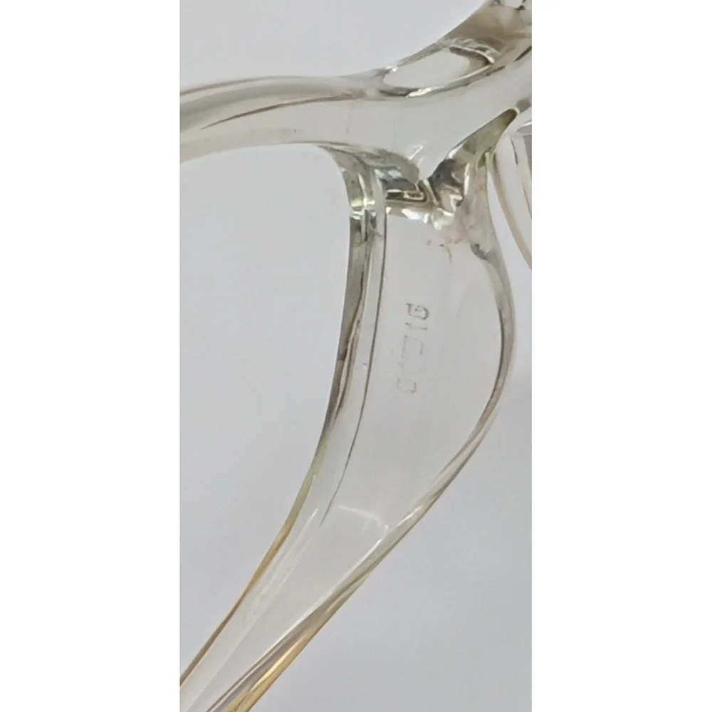 Michael Kors MK612 971 Eyeglass Frames Clear Crystal Zebra Print Rectangle